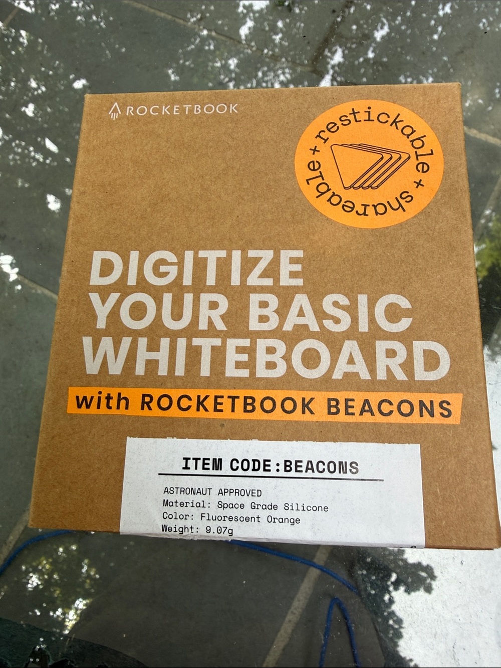 Rocketbook Beacons - Fluorescent Orange Whiteboard Digitizing Markers